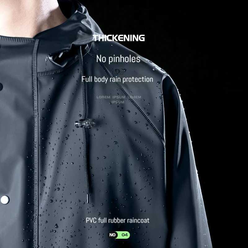 1 Set Split raincoat rain pants suit Full body rainstorm proof take away waterproof suit Reflective motorcycle raincoat suit Y250814