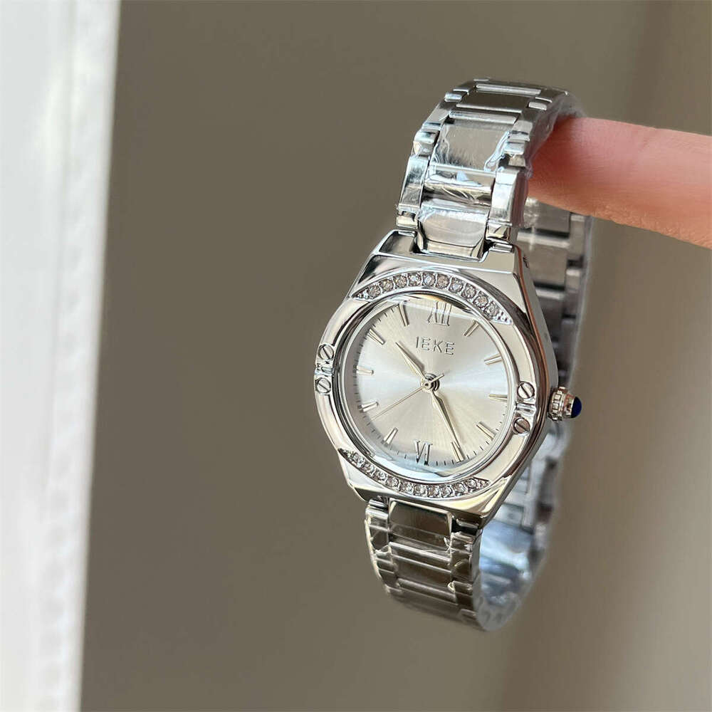 2025 New Style Rhinestone Dial Elegant Designer Fashion Steel Band Quartz Watch Casual for Women Women's Wristwatch