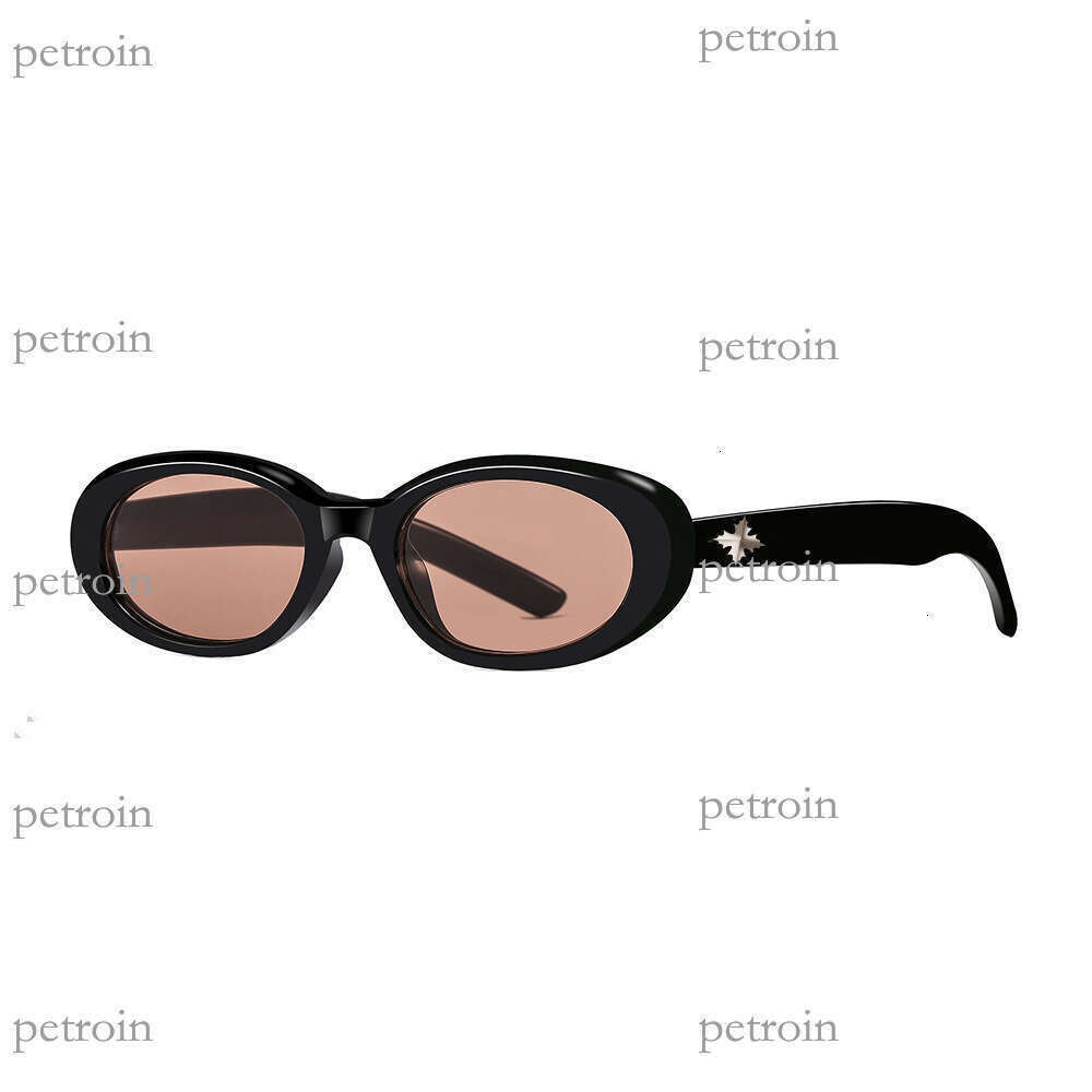 Fashion Small Round Frame Unisex Polarized Classic Personality Rivet UV Protection Sunglasses