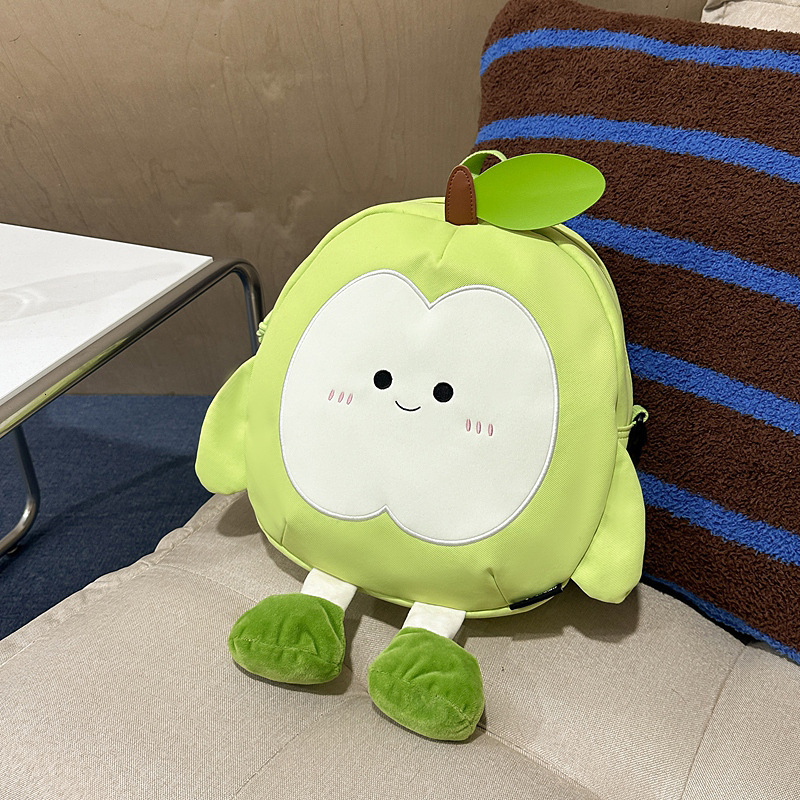 Autumn New Neutral Style Backpack New Casual Backpack, Fresh Style Cute Fruit Girl Backpack Cartoon Children's Bag Autumn New Designer Backpack