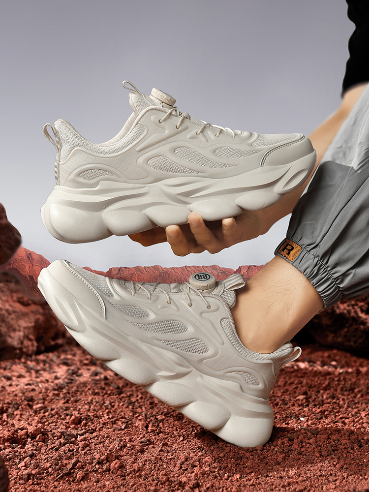 mens and womens running shoes sneakers designer trend thick sole comfortable breathable grip