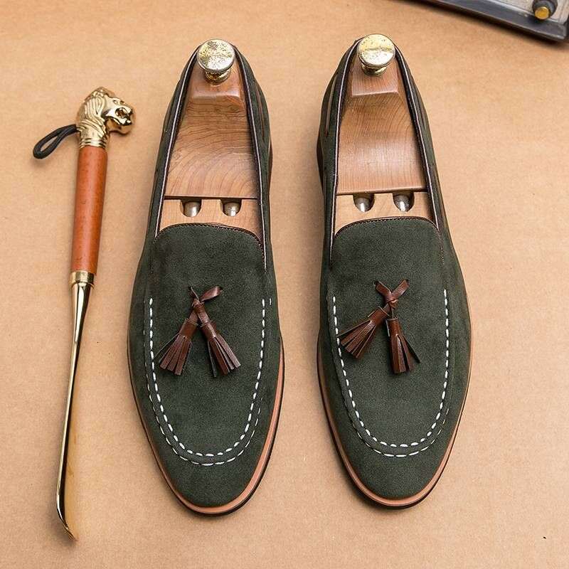 Men's ing None Slip Handmade Loafer Business Wedding Plus Size Formal Casual Shoes For Men