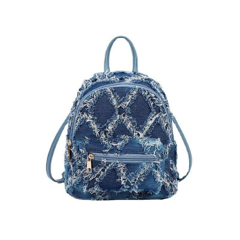 Denim 2025 Bags Designer Women New High-End Women's Bag Niche Tote Summer Tie-Dye Backpack