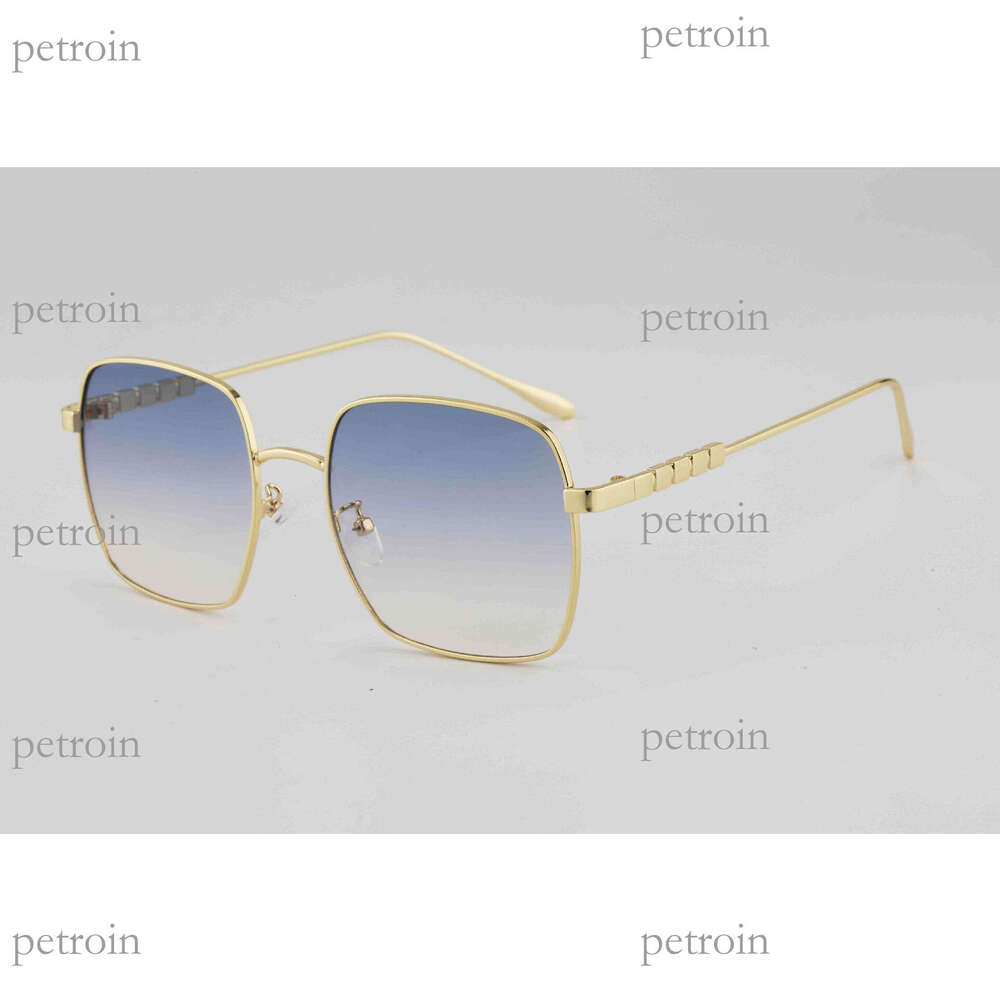 New Metal Trendy Korean Fashion Large Frame Slimming Street Style Internet Celebrity Driving Sunglasses for Men and Women