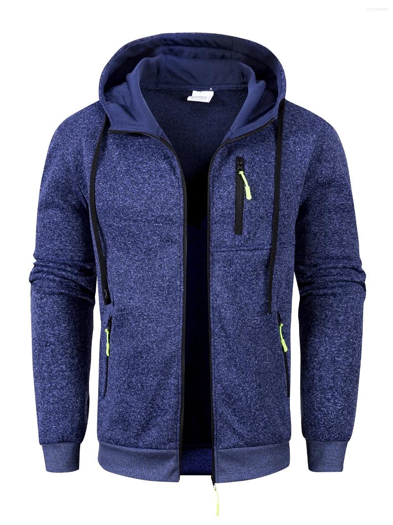 Men's Jackets Hoodies Long Sleeve Sweatshirt Hooded For Men Clothing Sportswear Casual Jacket