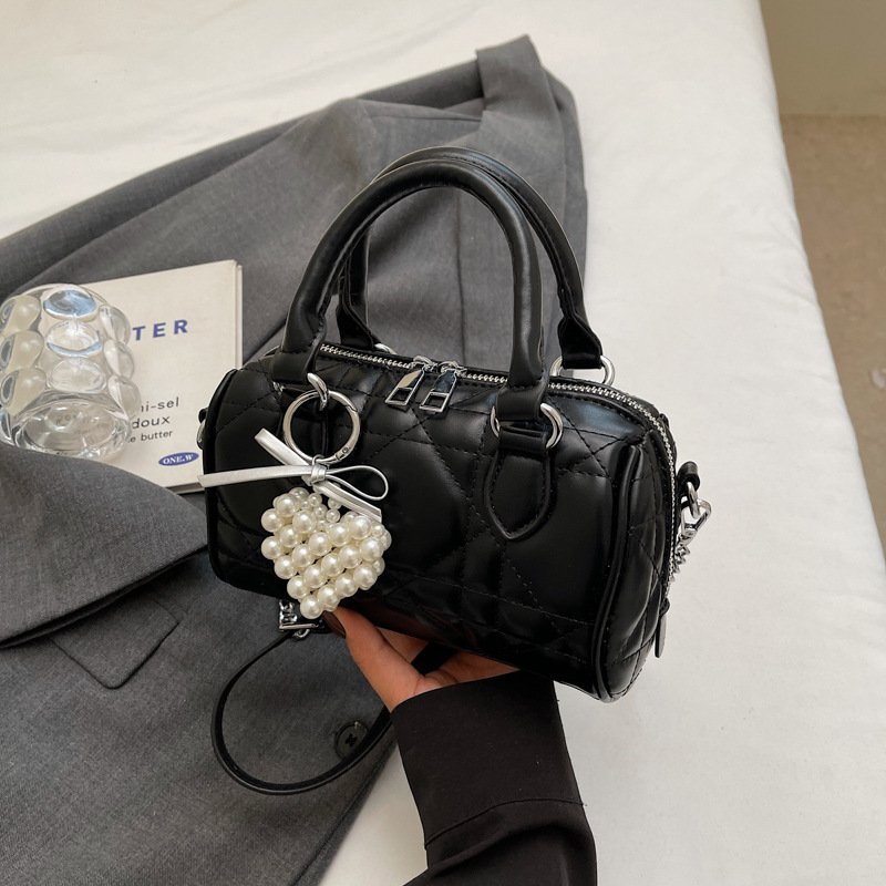 Korean Luxury Women's Diamond Patterned Handbag Free Shipping Designer New Fashion Versatile Underarm Bag Elegant And Casual Single Shoulder Cros