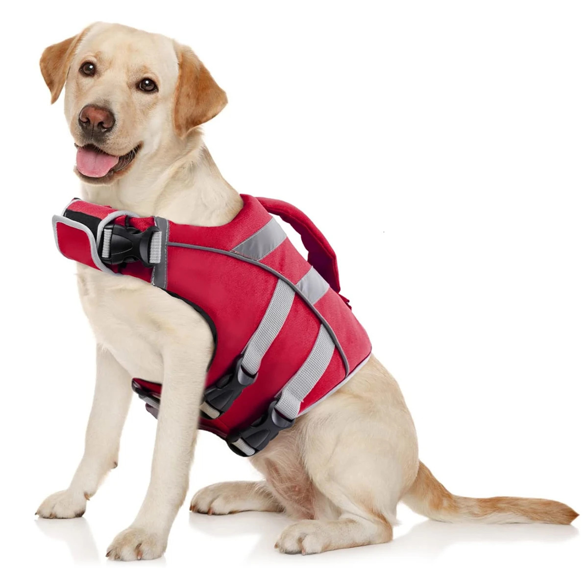 Ensure Your Dogs Water Adventures are Safe and Stylish Premium Waterproof Dog Life Jacket with Reflective Stripes Extra Stick 250814