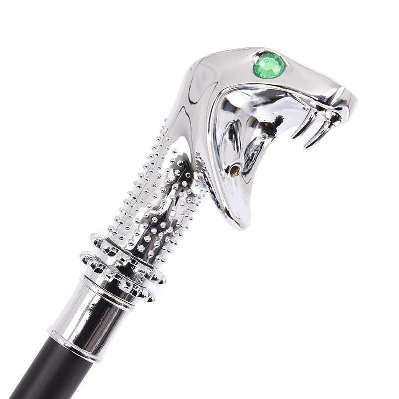 Lucius COS Potter Merchandise Malfoy Wand Cane Sword Metal Snake Head Prop Unsharpened