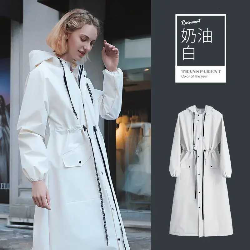 Long Clear PVC Raincoat for Adults - Waterproof Full Body Protection for Motorcycle Hiking Heavy Rain Y250814