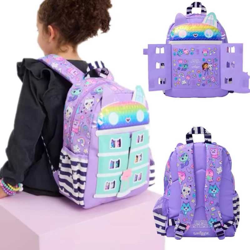 New Australia Smiggle Children Schoolbag Girl Gabby Shoulder Backpack Meal Bag Modeling Bags 14 Inch New Semester Gifts X250815