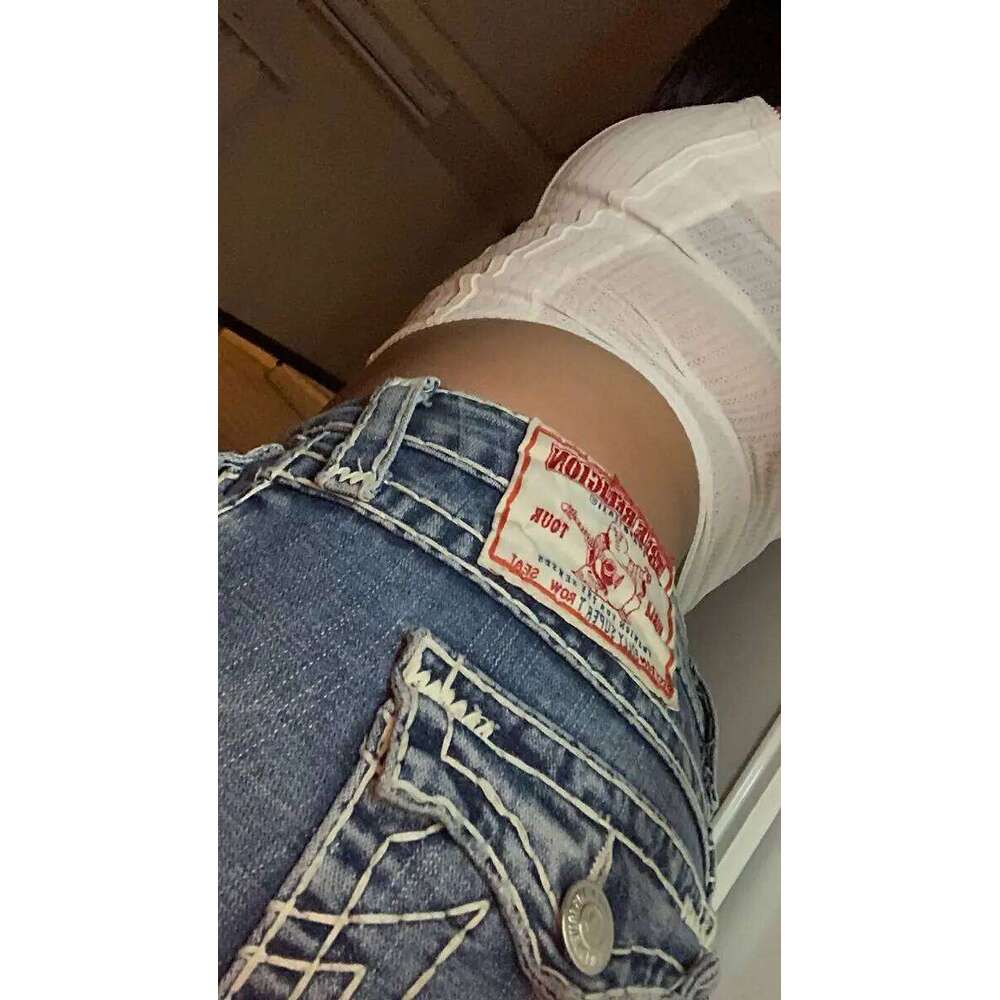 Retro Pocket Embroidery Blue Baggy Jeans Men Women Gothic American Vintage Streetwear Jean Haruku Low Rise Wide Leg Pants