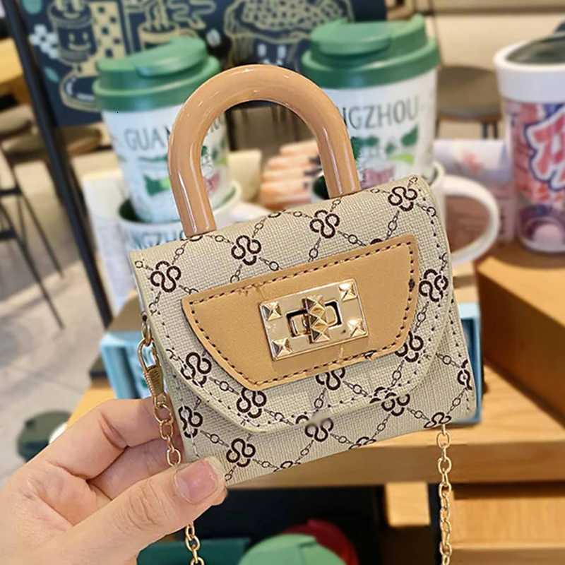 Mini ral Text Pattern Tote Crossbody Mini Chain Phone Bag For 4 Pro 2 3 Can Hold Other Small Items Coin Purse Y250815