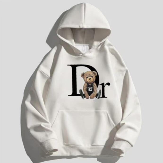 Spring Men's desinger hoodie womens casual personality, teddy bear print hoodie, sports fitness fashion sweatshirt streetwear clothing 4xl