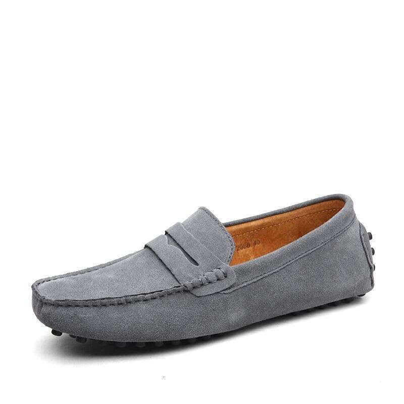 38-50 Casual Fashion Genuine Leather Loafers Moccasins Slip On Men Flats Male Driving Shoes