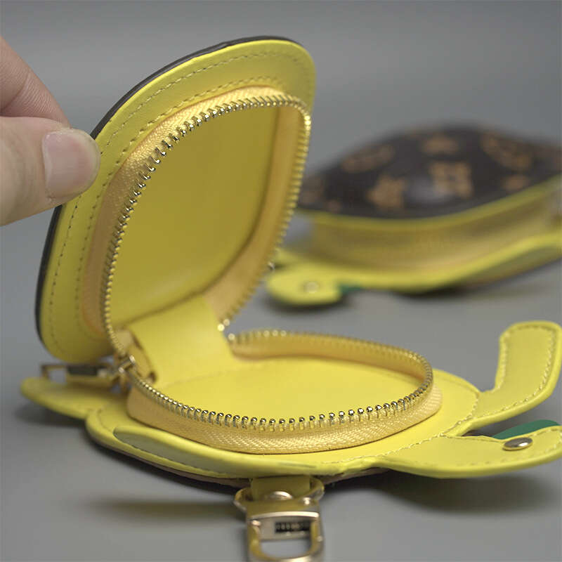 Diving Champion Same Style Turtle Detachable PU Leather Cartoon Cute Mini Keychain Pendant