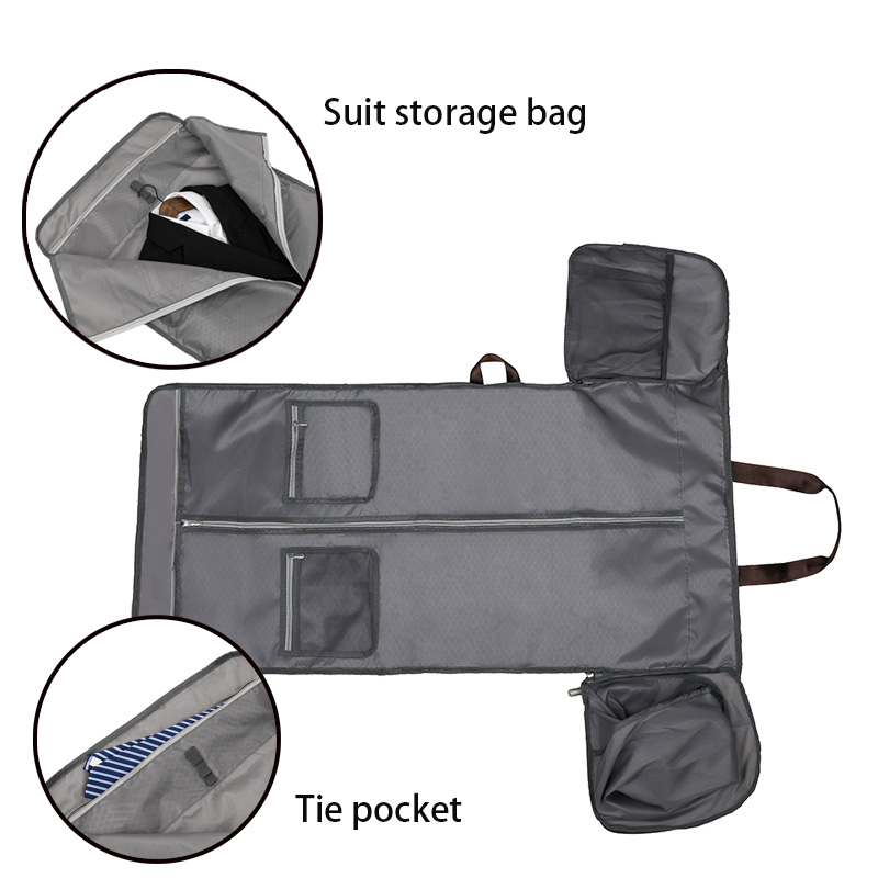 Travel suit bag - dual shoulder and dual mode for easy carrying, a great helper for travel storage