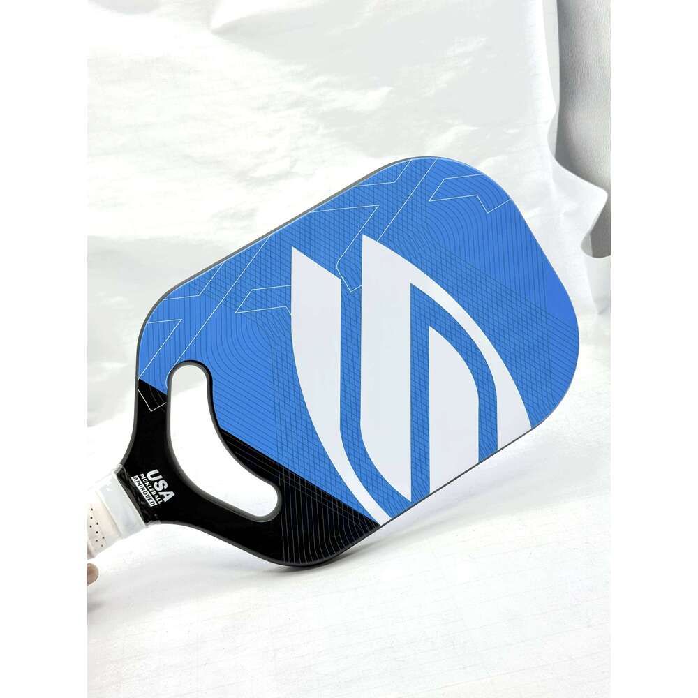 2025 High Quality Navy Blue Pickleball Paddle T700 Carbon Fiber PP Honeycomb Core Hot Pressing Molding Durable and Fashiona