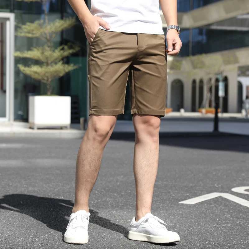 10 Models Mens Summer Thin Fashion Business Casual Suit Pants shorts Mens High Elastic Sexy Skinny Shorts Plus Size 30-40 Y250814