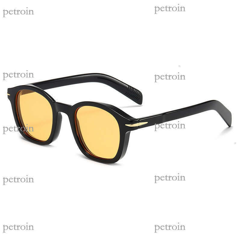 New Square Thick Frame Fashion Versatile Sunglasses for Men Women with High-end Feel and UV Protection