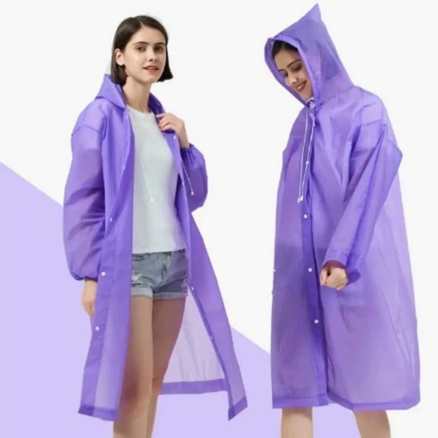 1PCLong Transparent Raincoat - Thickened Lengthened Ponchos for Boys and Girls Suitable for Rainy Weather Y250814