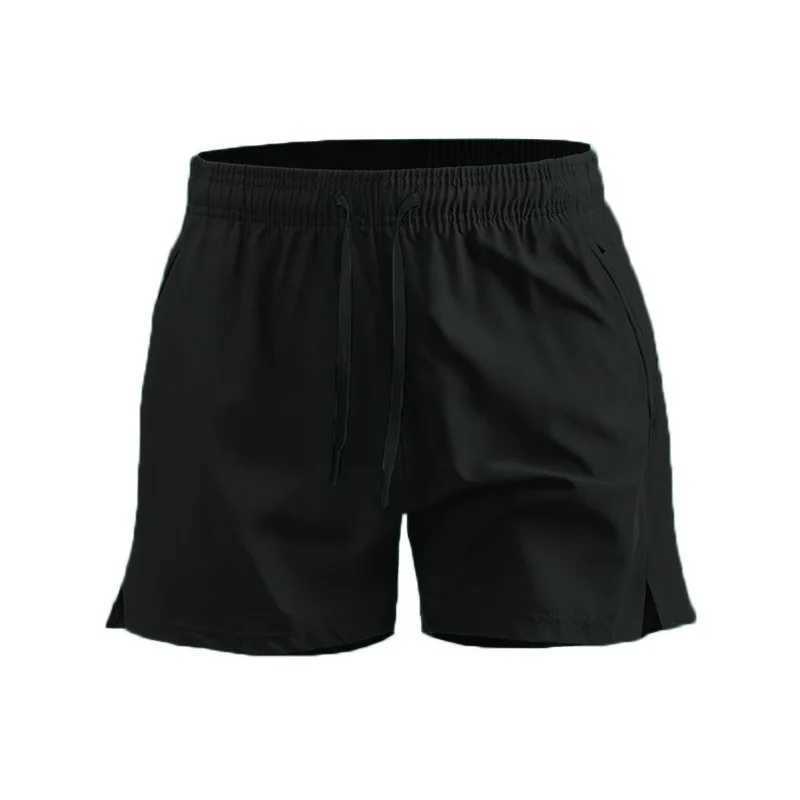 Mens Quick Drying Summer Shorts Ice Silk Running Short Sweatpants Basketball Pants Casual Solid Color Elastic Waist Shorts Y250814