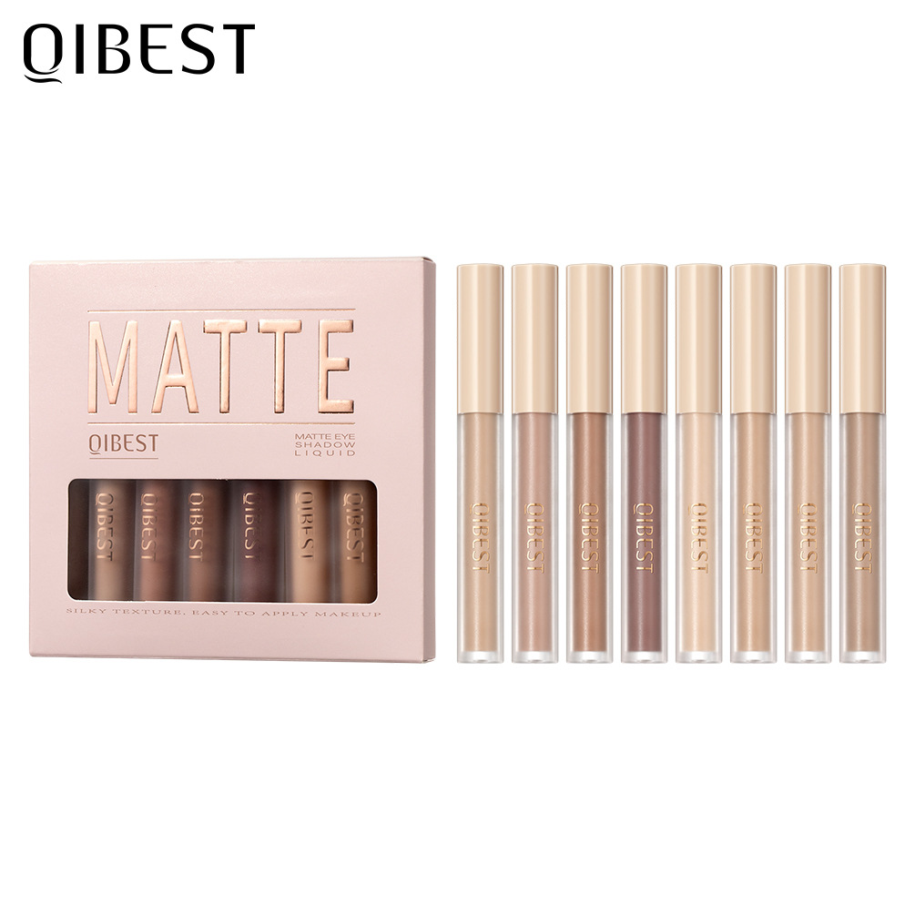 Low-saturation Matte Liquid Eyeshadow Veet Contouring Shadow Pigments Eye Cheek Dual-use Long Lasting Professional Makeup X250815