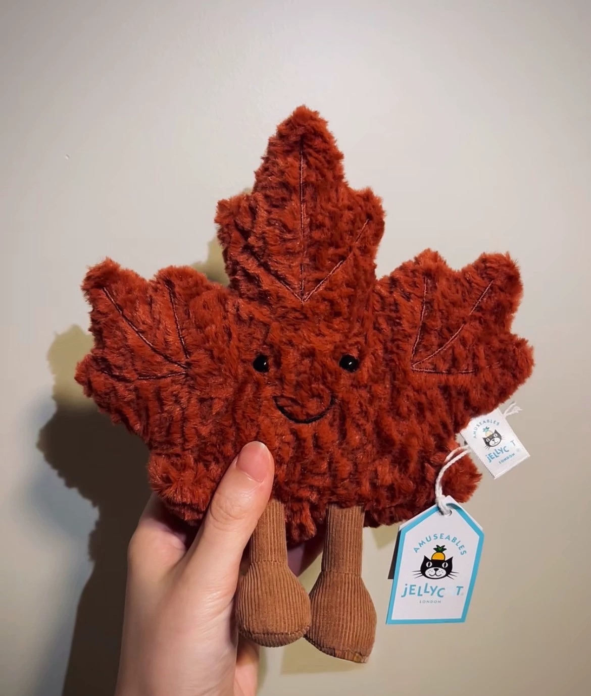 69 Dolls Jelly cat Amuseables Maple Leaf Plush Children's plush toys Canadian Limited Edition maple leaves Soft Toy MapleLeaf Soothing the Doll Gifts