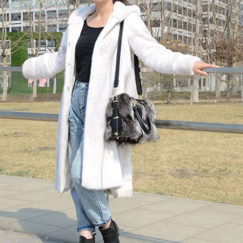 Designer bag 52 Soft Handbags Evening Bags Women Fox Fur Dinner Party Clutch Plush Crossbody Winter Designer Handbag High End Bag