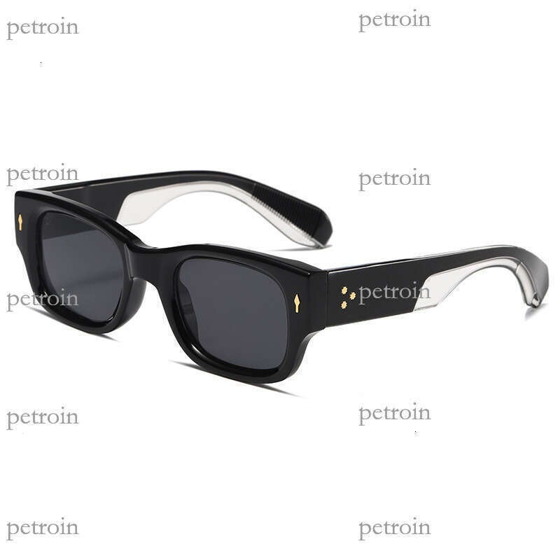 New Square Men's Driving Sunglasses, Unique Women's High-End Cool Street Style Sunglasses Trend