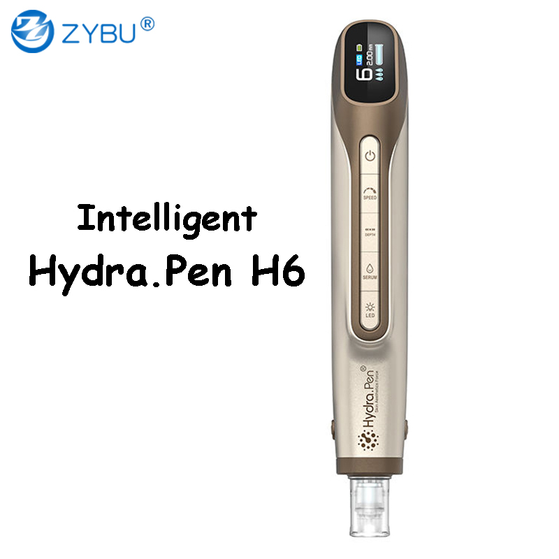 Pro Hydra.Pen H6 Skin Care Beauty Derma Pen Hydra Dermapen Microneedling Mesotherapy MTS System Automatical Serum Applicator LED Light Therapy Tools