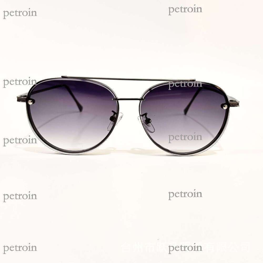 2025 New Fashion Double Bridge Metal Hot-Selling Gradient Sunglasses Outdoor Unisex Glasses