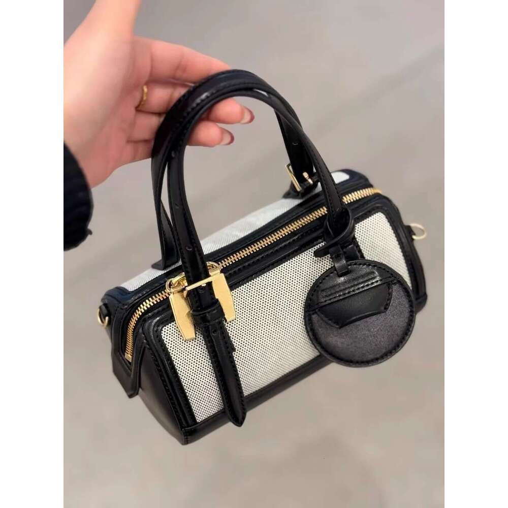 Designer Bag Tote Bag Shoulder Bag Internet Celebrity Same Style Th Anniversary Spring New Color Block Versatile Handheld Crossbody Boston Bowling Wom