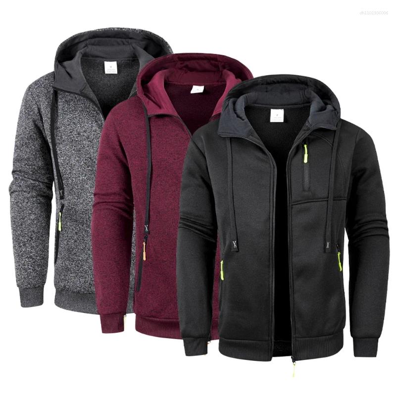 Men's Jackets Hoodies Long Sleeve Sweatshirt Hooded For Men Clothing Sportswear Casual Jacket