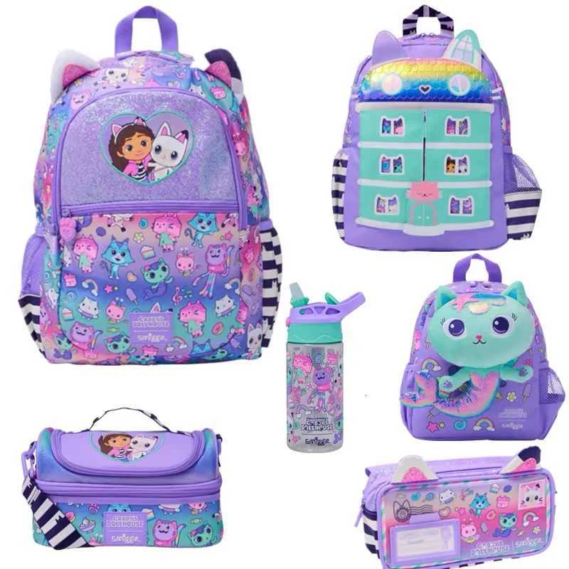 New Australia Smiggle Children Schoolbag Girl Gabby Shoulder Backpack Meal Bag Modeling Bags 14 Inch New Semester Gifts X250815