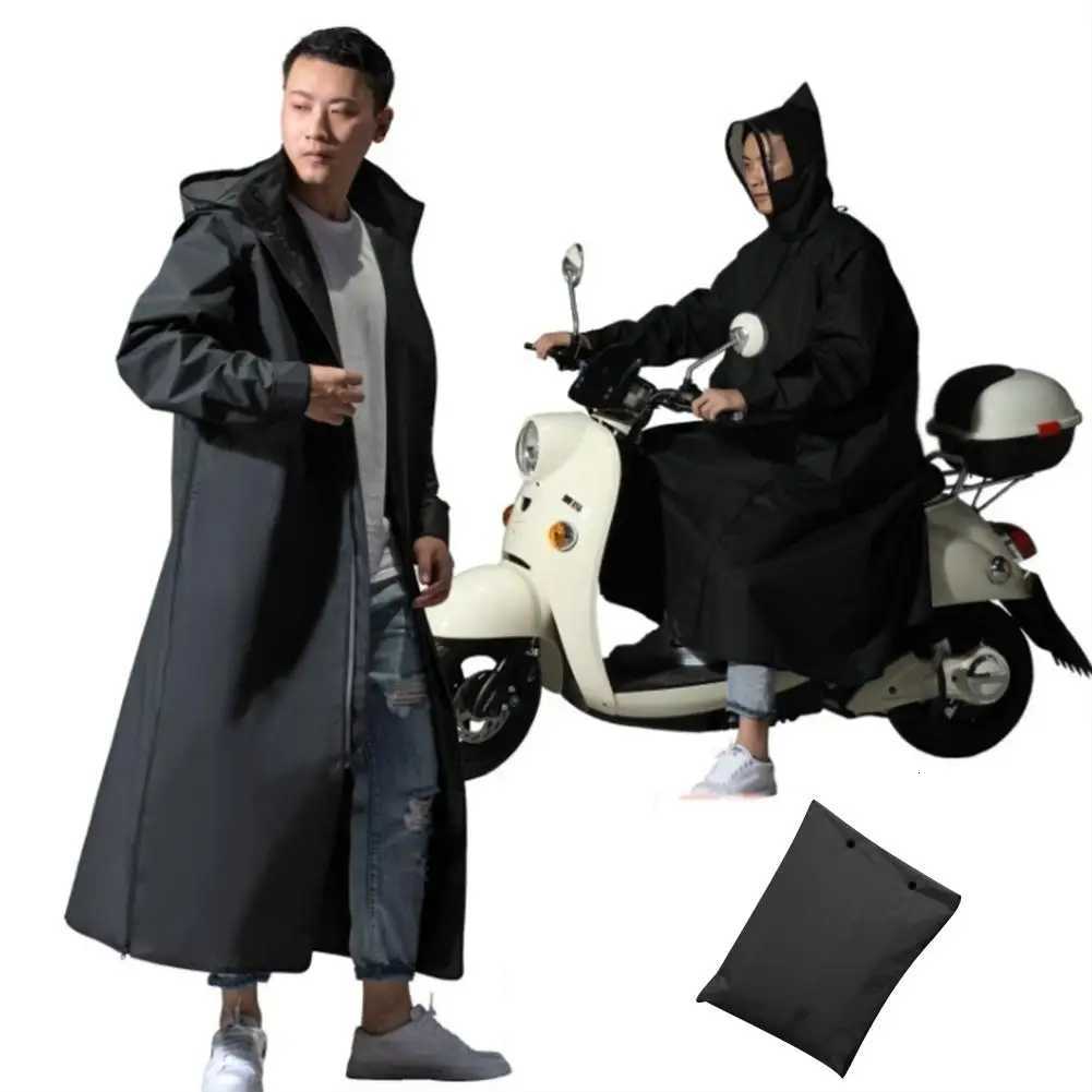 Hot Sale EVA Raincoat Women/Men Zipper Hooded Poncho Motorcycle Rainwear Long Style Hiking Poncho Environmental Rain Y250814