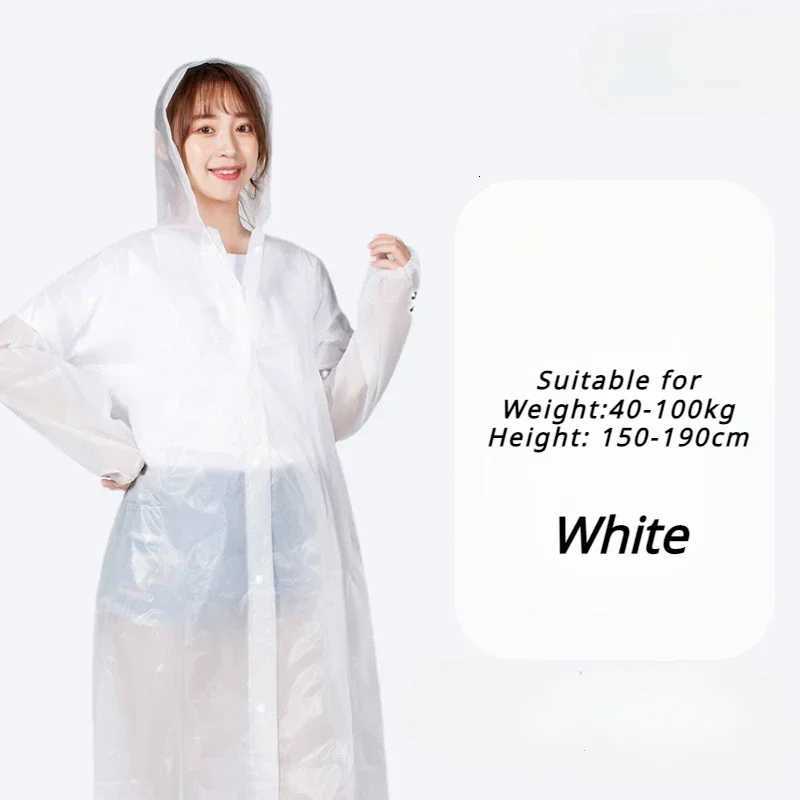 Lightweight Raincoat Adult Travel Fashion Raincoats Outdoor Portable Waterproof Clothing Outdoor Reusable Poncho Rainwear Y250814