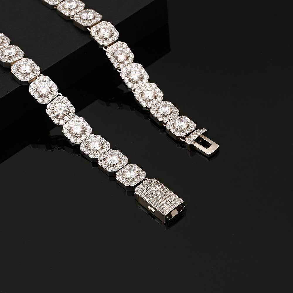 necklace designer necklace moissanite chain luxury jewelry chain moissanite pendant cuban link chain designer necklace for woman designer01