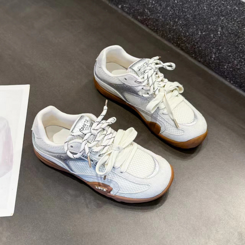 Designer 2025 New Retro Dexun Shoes Women's Mesh Casual Shoes