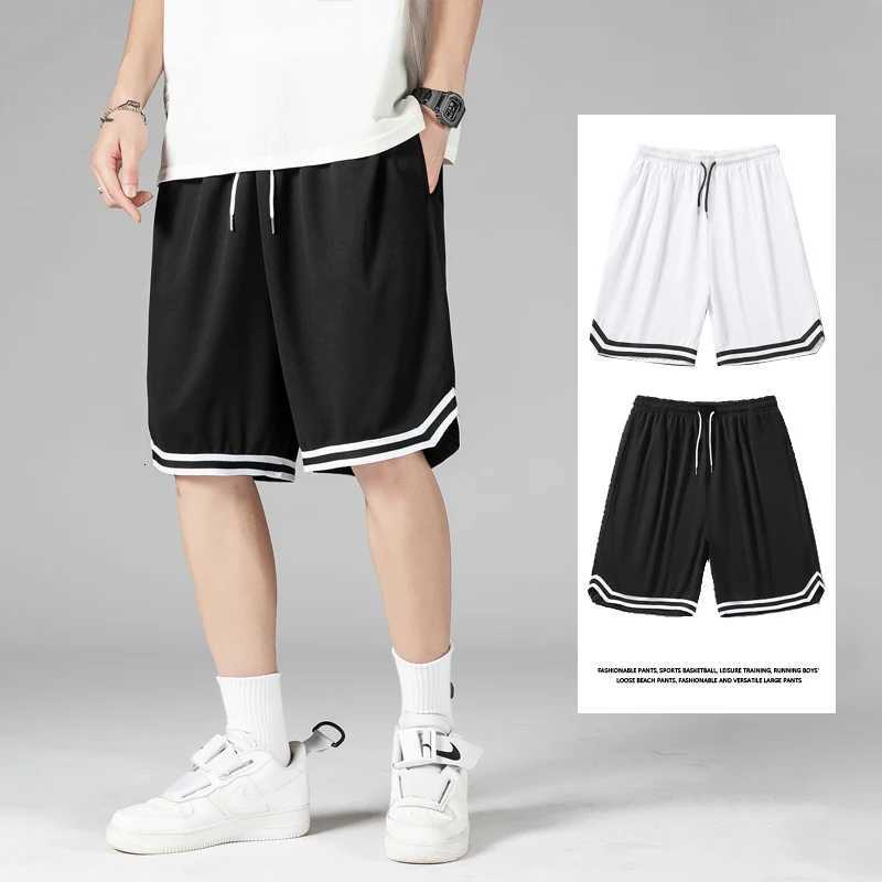 Summer New Shorts Mens Casual Pants Sports Basketball Pants Capri Pants Loose Outdoor Quick Drying Ice Silk Fashion Brand Y250814