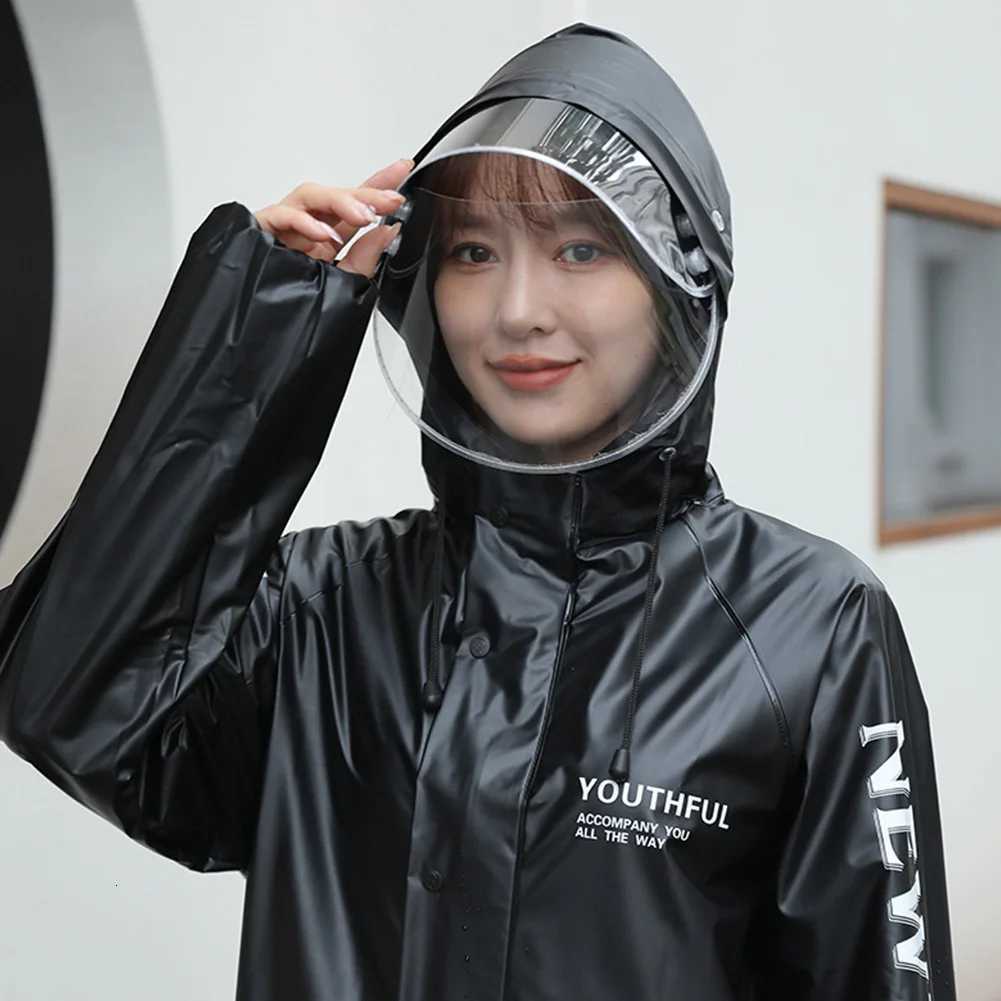 Separate Rain Suit with Hood Top Bottom Rain Gear Waterproof Motorcycle Rainwear for Fishing Hiking Travel Running Y250814