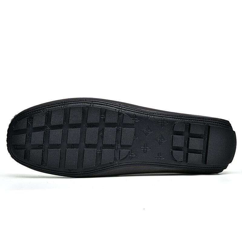 2023 new e-commerce live cowhide crocodile beans slip-on driving casual leather shoes men