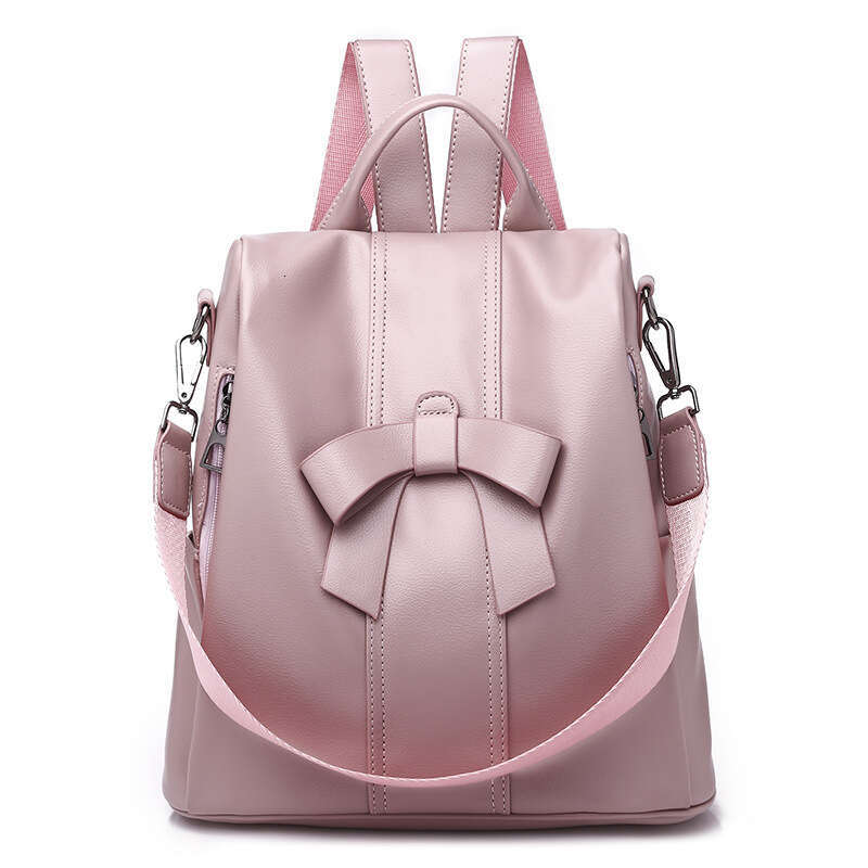 2025 New Fashion Trendy for Bags Designer Women Women Sweet Lady PU Backpack Bowknot Small Bag