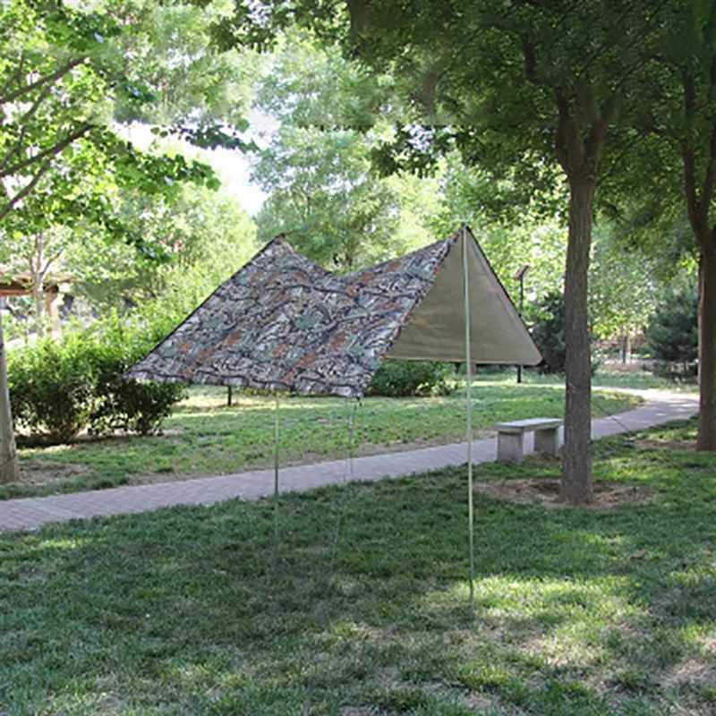 3 In 1 Outdoor Military Waterproof Raincoat Rain Coat Men Raincoat Women Awning From The Rain Motorcycle Rain Poncho Picnic Mat Y250814