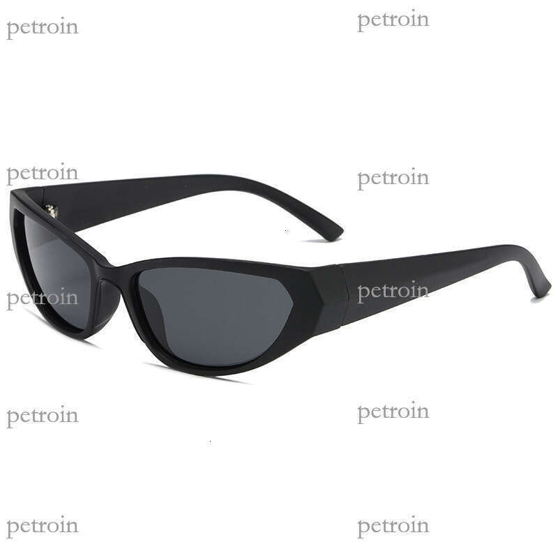 New Style Personality Fashion HD Polarized Futuristic Cat Eye Y2K Trendy Sunglasses