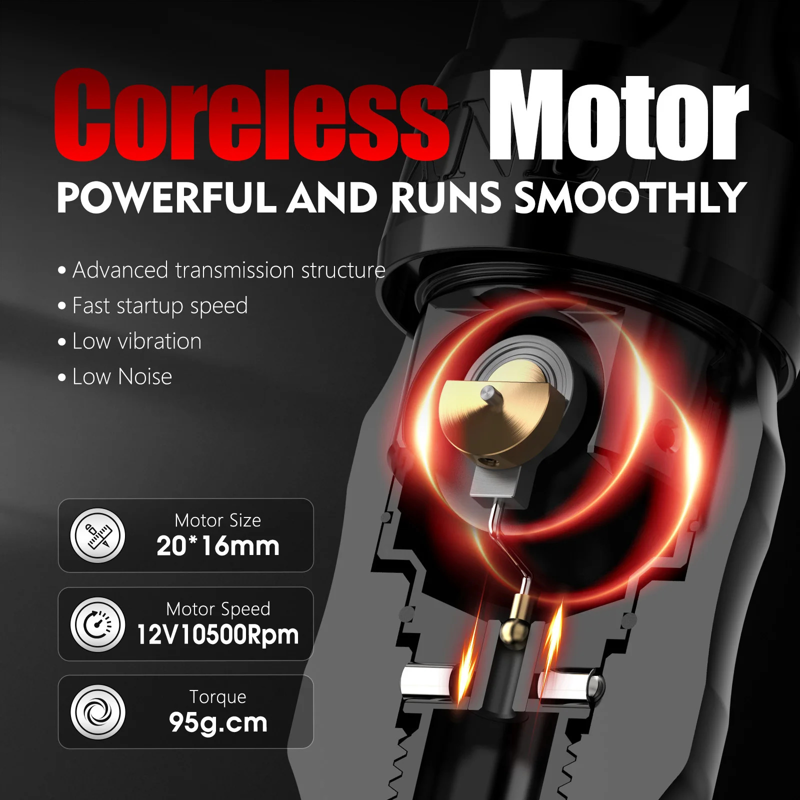 Xnet Titan Max Wireless Tattoo Machine Rotary Pen Coreless Motor 2400m MultiFunction Touchscreen Battery 112V for Artist Body 250809