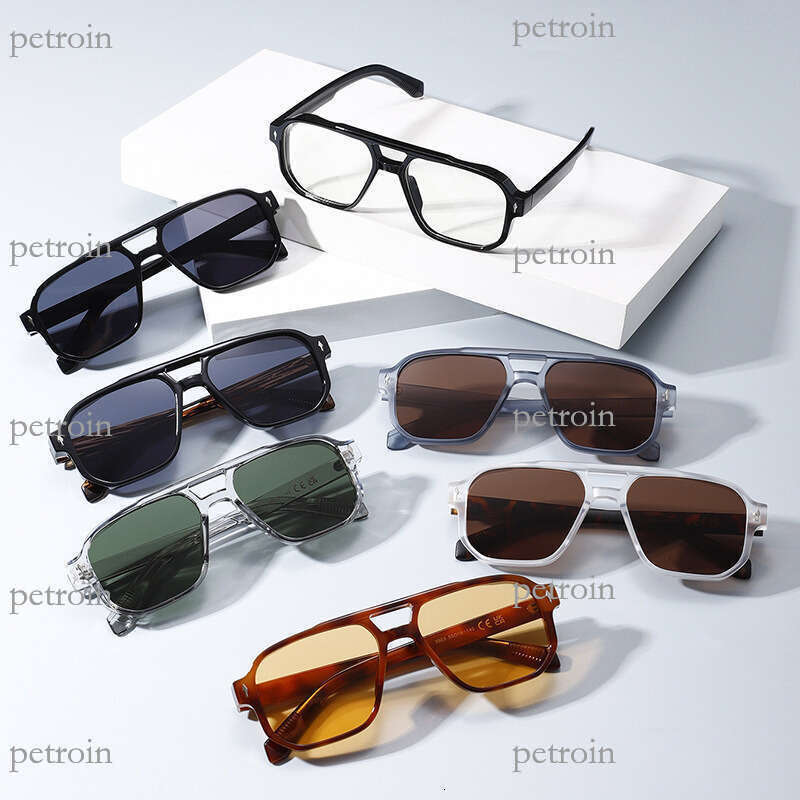 New Men and Women fashion Double Beam Pilot UV400 Sunglasses