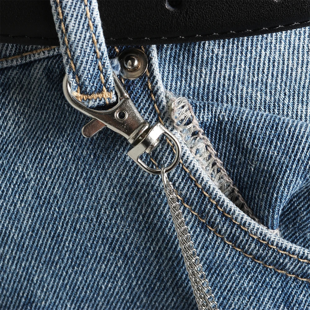 Punk Street Butterfly Belt Waist Chain Male Women Pants Chain Multi Layer HipHop Hook Trousers Keychain Jewelry Bijoux Gift 250811