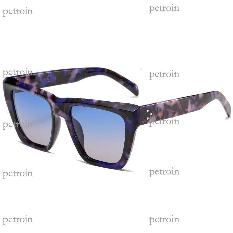 New Style Personality Cat Eye Rice Stud Trendy High-end Fashion UV Protection Sunglasses