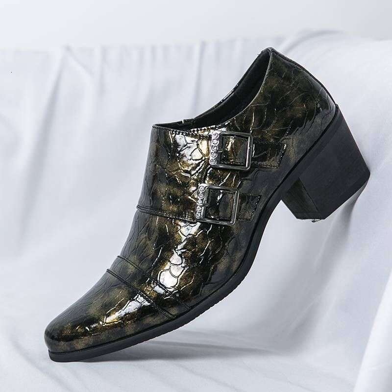 Mens Size Pointed Leather Casual Fashion Business Men's Wedding Toe Comfortable Server Shoes