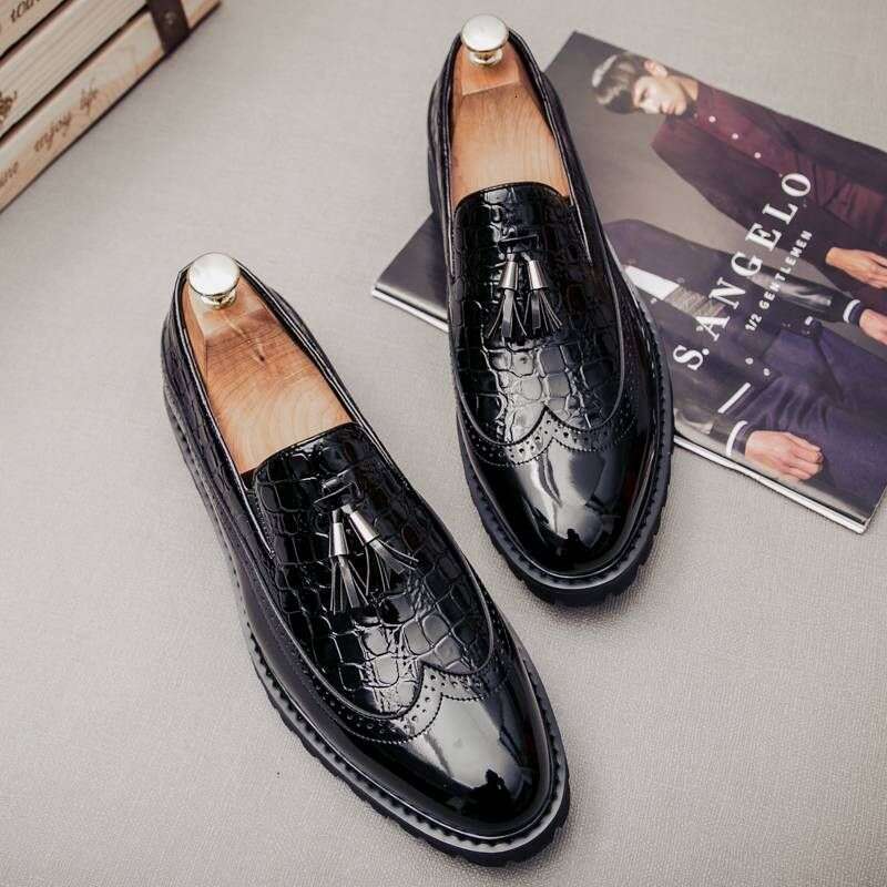 American Style Man Casual Comfortable Fashion Loafers Men Leather Shoes